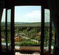 view from balcony of the West bedroom at Gardeners Rest