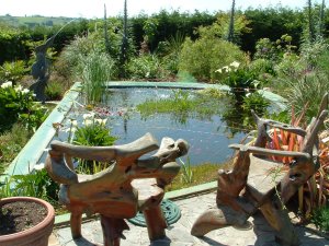 view of the garden at Gardeners Rest
