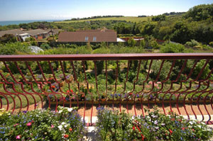 View from balcony of the East Bedroom